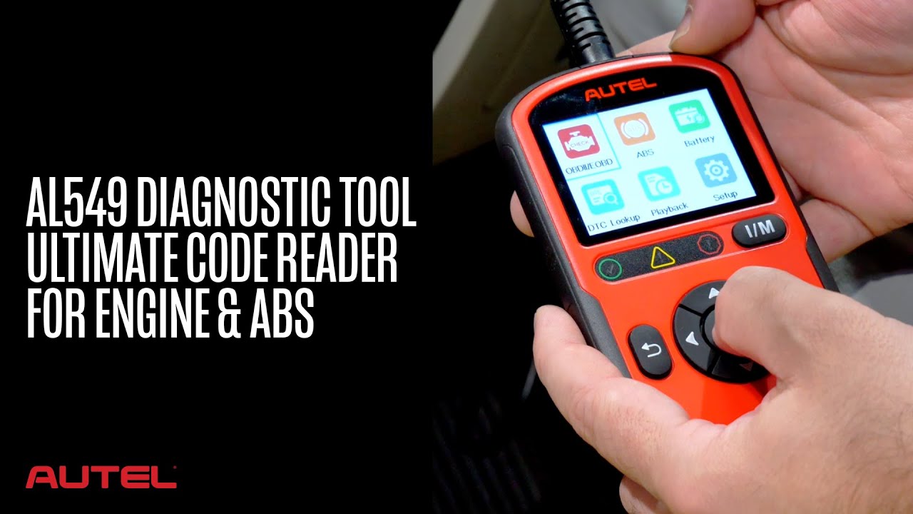 Introducing the Autel AL549 Diagnostic Tool | Ultimate Code Reader for Engine & ABS