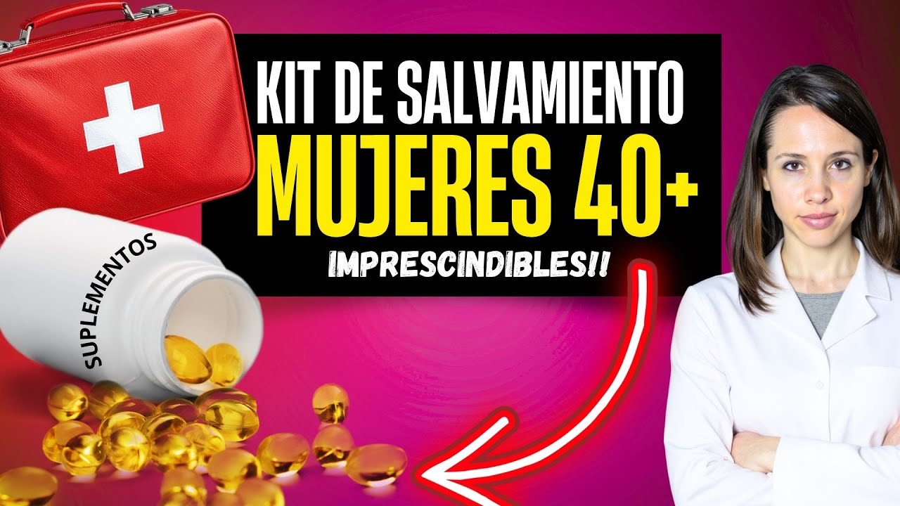 5 suplementos esenciales para mujeres +40 | Recupera energía, piel y metabolismo