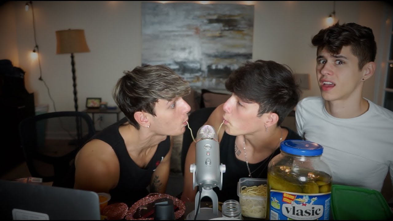 TRYING ASMR!! w/ Bryce Hall & Jackson Krecioch