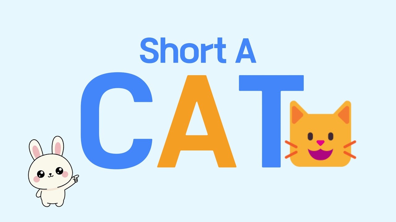 CVC Words for Kids | Short A Phonics (CAT, BAG, HAT)
