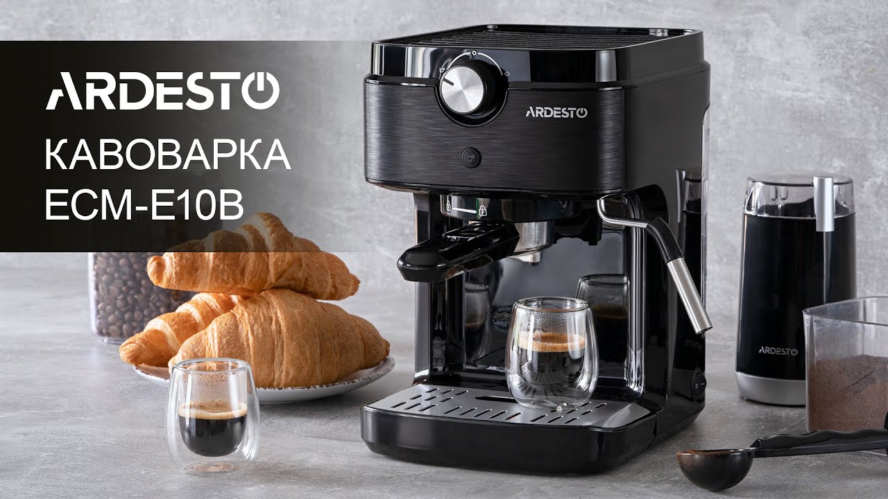 Ріжкова кавоварка еспресо Ardesto ECM-E10B
