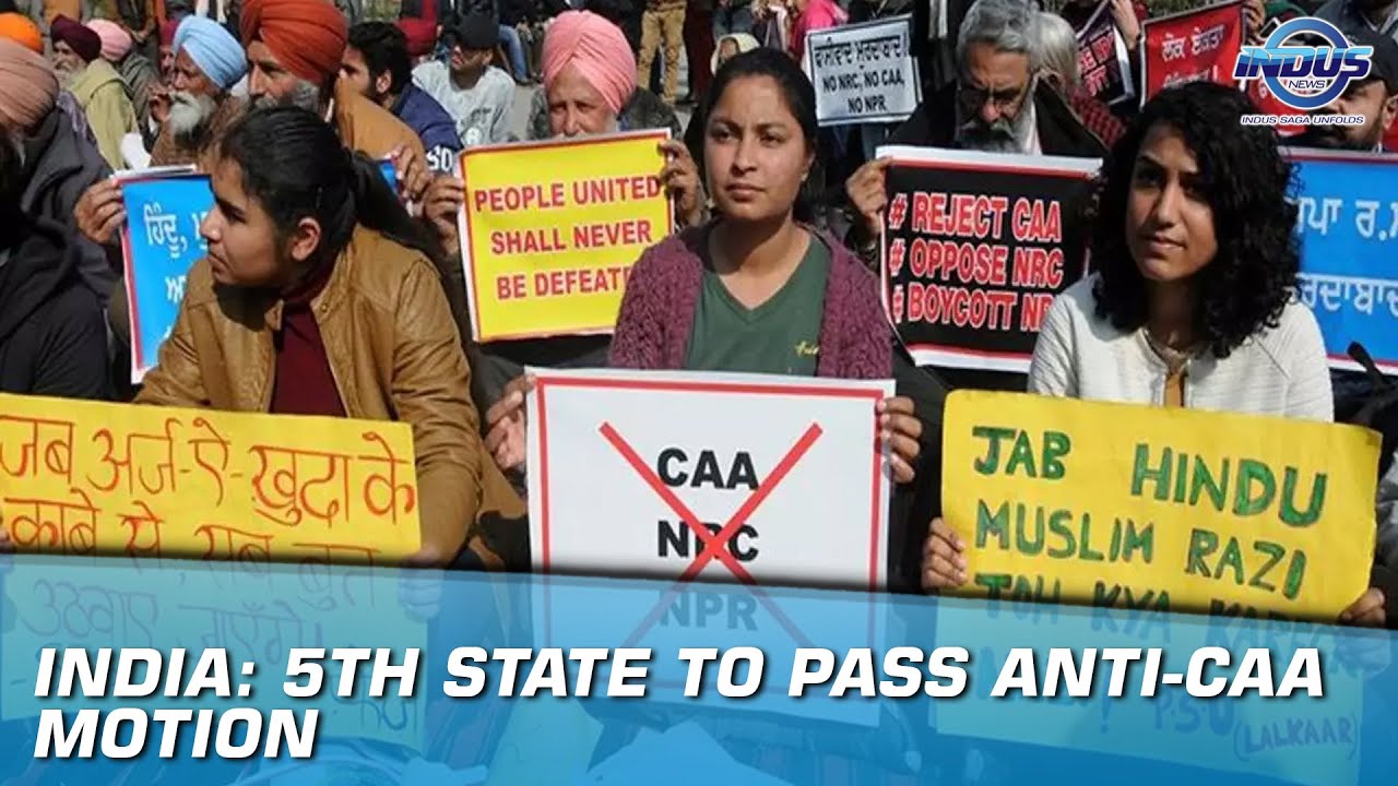 India: 5th state to pass anti-CAA motion | Indus News