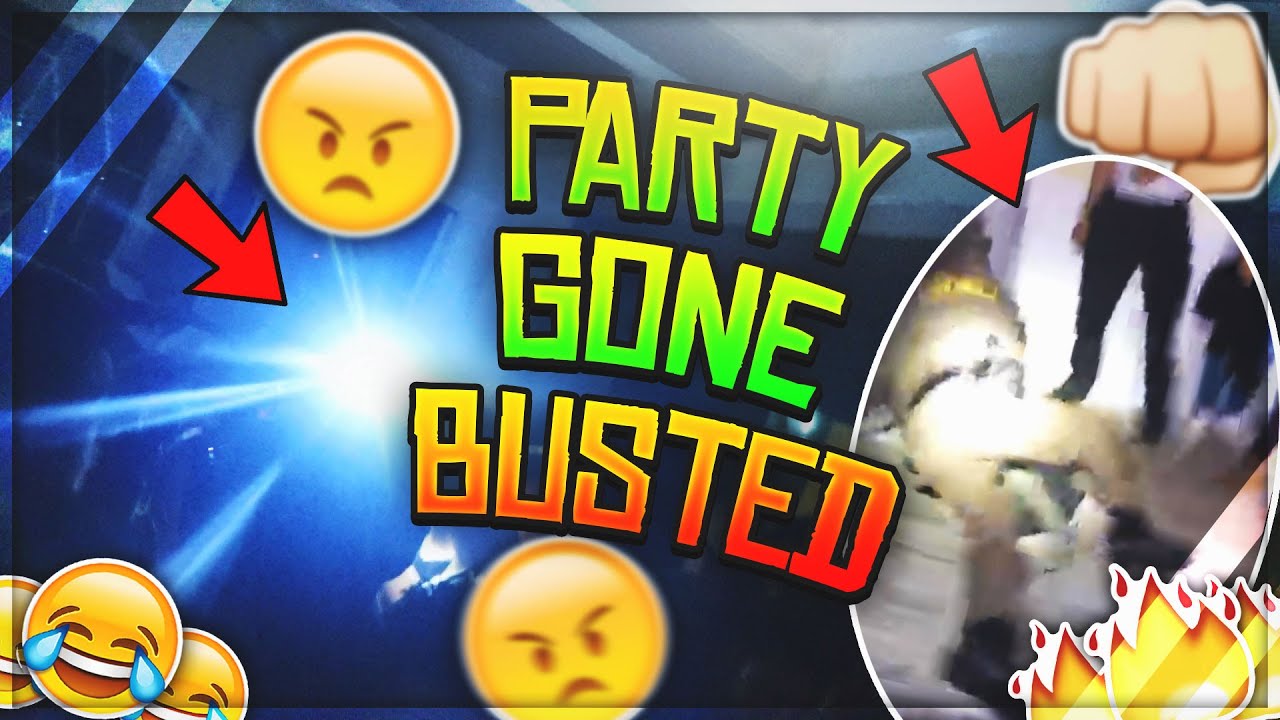 BEACH HOUSE PARTY BUSTED 👮TACKLED BY POLICE 👊