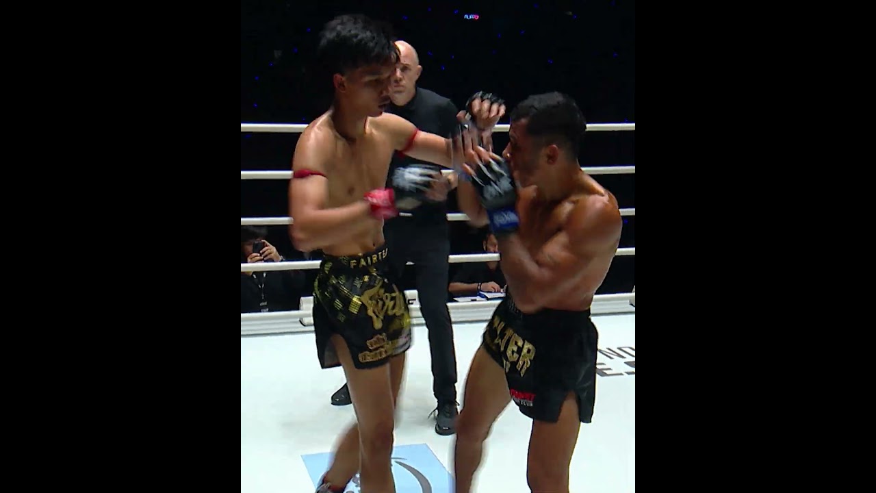 CHAOS erupted in the fiery Muay Thai scrap between Aliff and Walter Goncalves 🔥