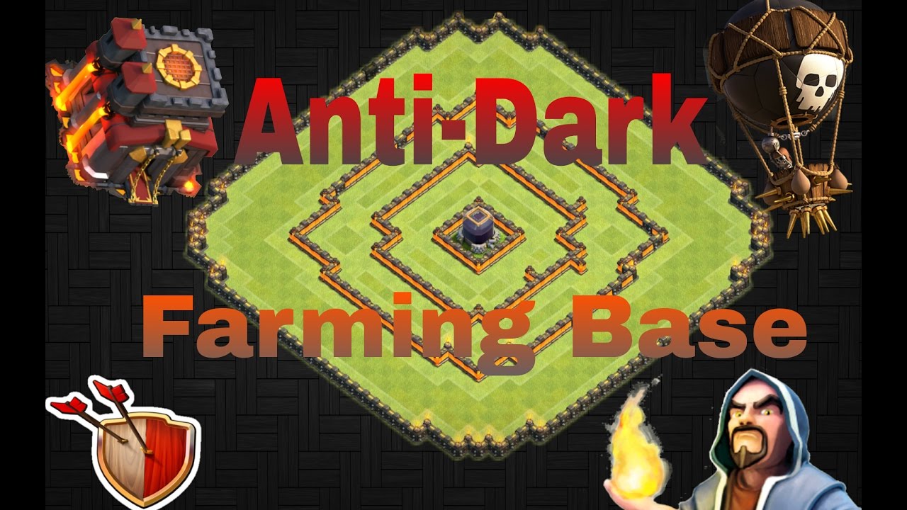 Clash of Clans | BEST TH10 Anti-Dark Farming Base w/ NEW BOMB TOWERS | TESTED! [2016] #1