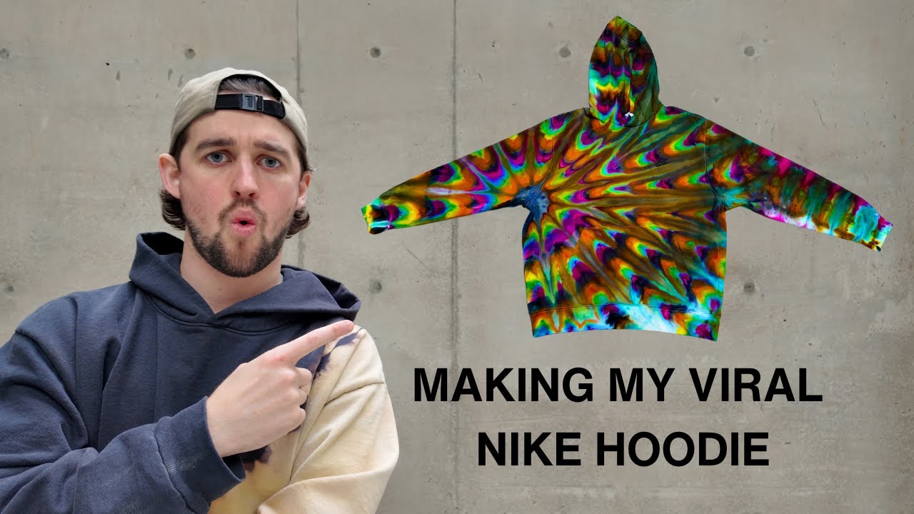 MAKING MY VIRAL NIKE KALEIDOSCOPE HOODIE