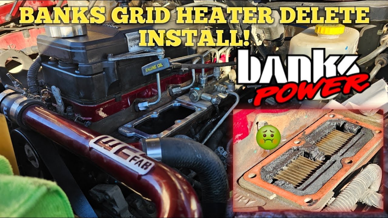 RESURRECTING MY 6.7 CUMMINS PART 2 || BANKS POWER GRID HEATER DELETE INSTALL!!!