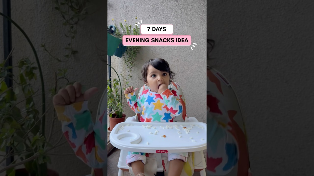 What my 1 Year Old Eats for Snacks for a week (Baby Food Recipes) 🍟 #shorts