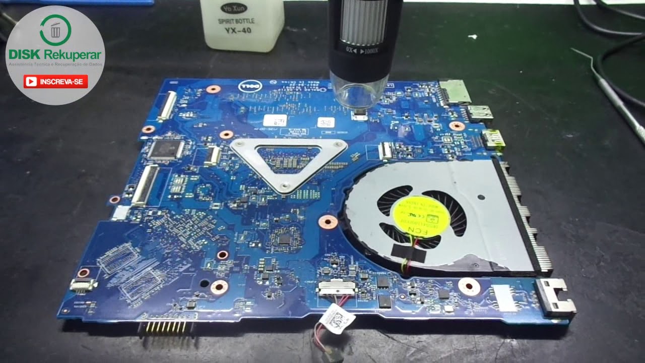Notebook não liga e luz da fonte apaga ao conectar no notebook