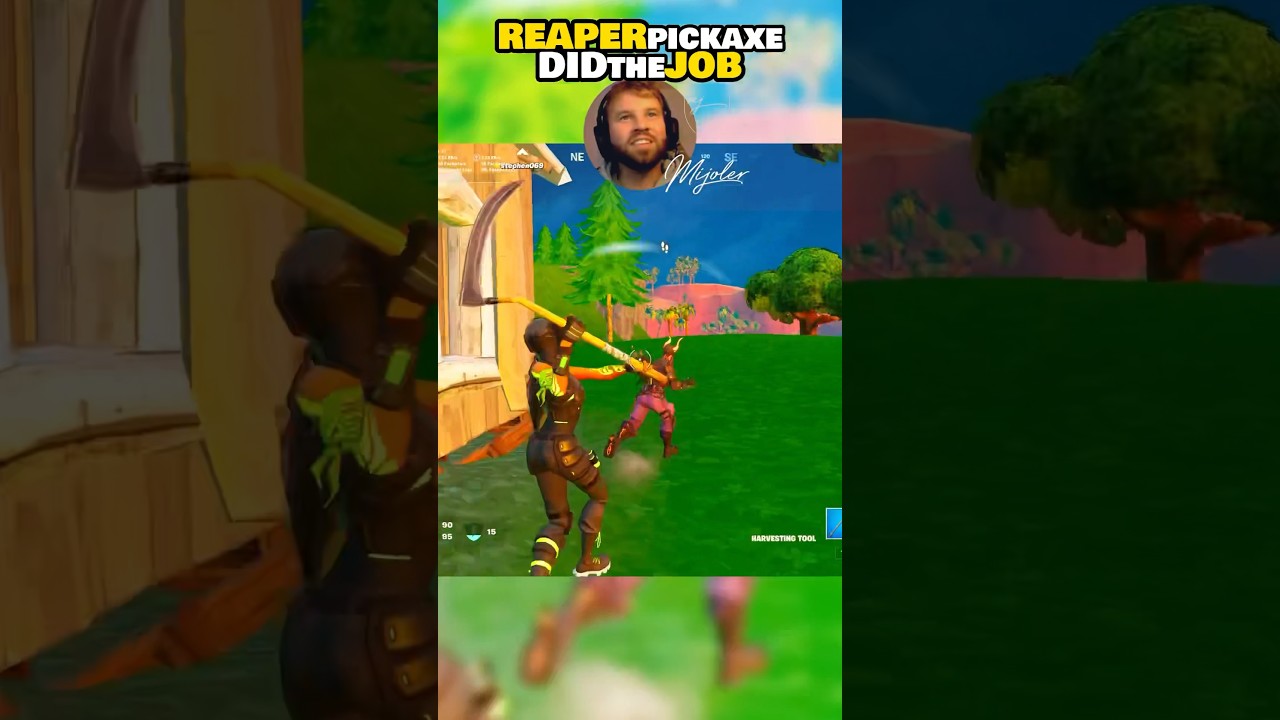 REAPER PICKAXE DID THE JOB #shorts #fortnite