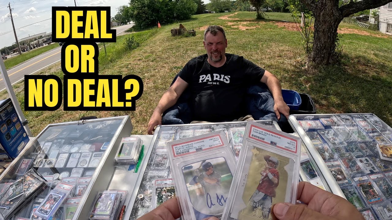 Flea Market Sports Card Sale Turned Into a Negotiation War!