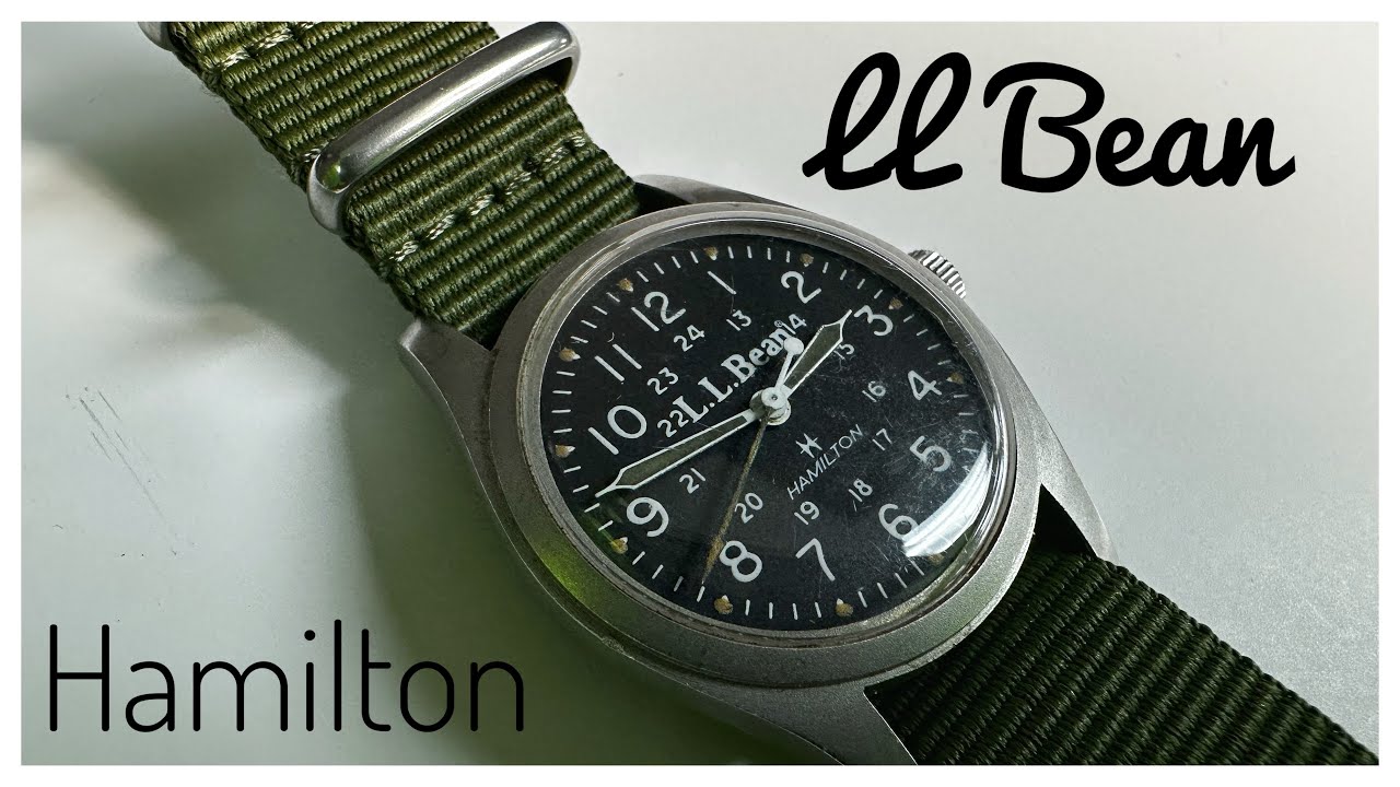 LL Bean Hamilton Field Watch с автоматическим механизмом
