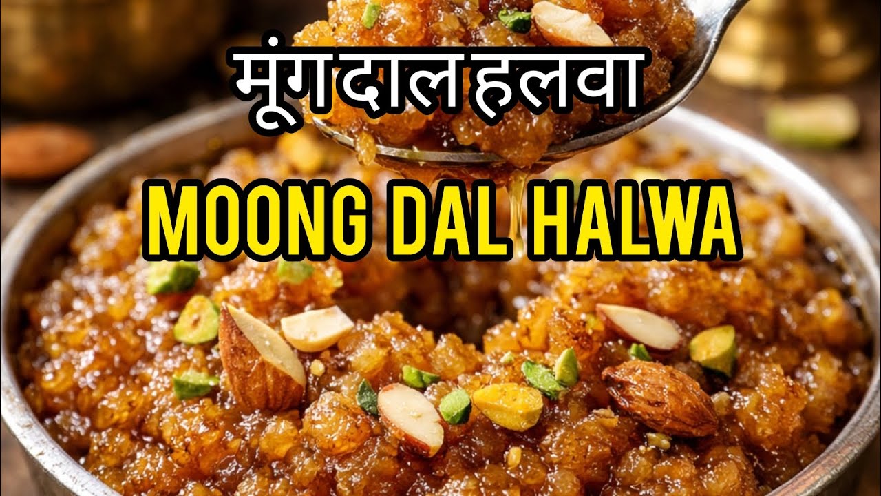  Moong Dal Halwa Recipe 😋 | सिर्फ 30 मिनट में हलवाई जैसा मूंग दाल हलवा 😍 | 💯 Guaranteed Taste🔥|