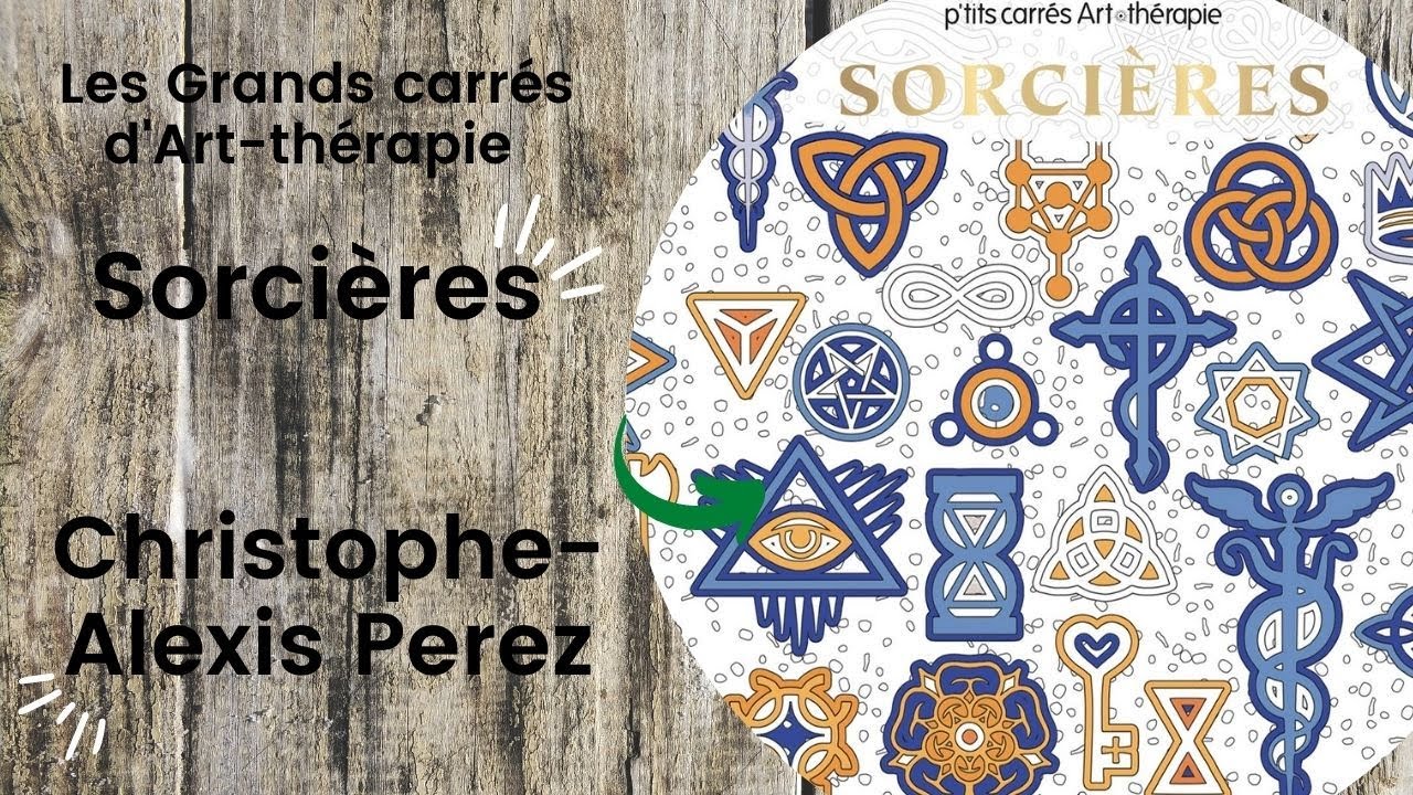 Sorcières - Christophe Alexis Perez for Hachette // Adult Colouring Book Flip Through