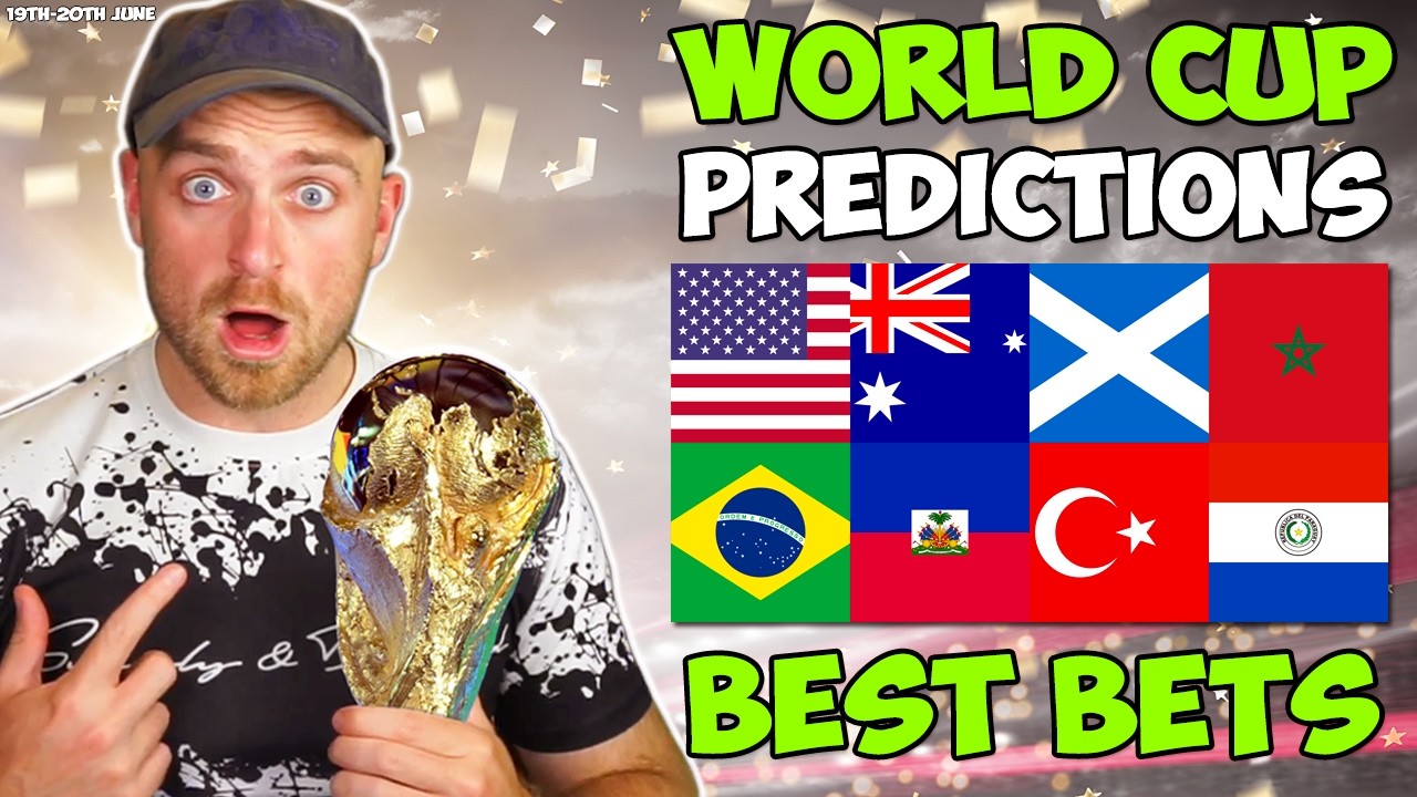Brazil vs Haiti, T&uuml;rkiye vs Paraguay & More! | World Cup Predictions & Best Bets!