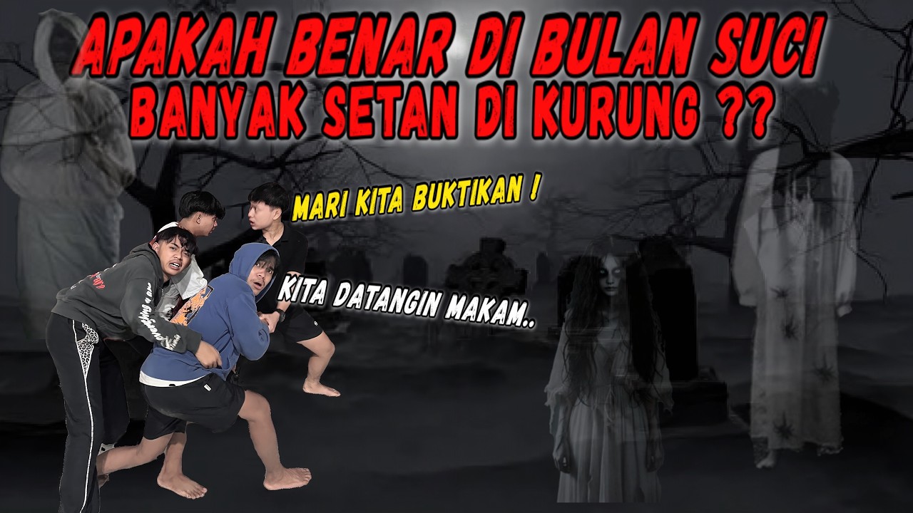 KITA BENAR-BENAR NEKAT ! PERGI KE MAKAM HANYA UNTUK PEMBUKTIAN !! Kaka Larinya Paling Kenceng..