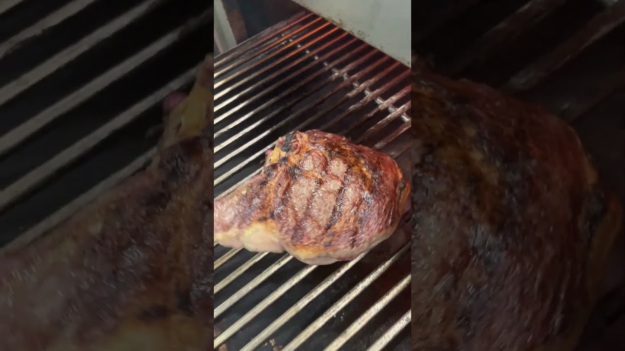 El Pinto's Tomahawk Cooking Process (3/3) #elpinto #cocktail #patio #margarita #grassfed #steak