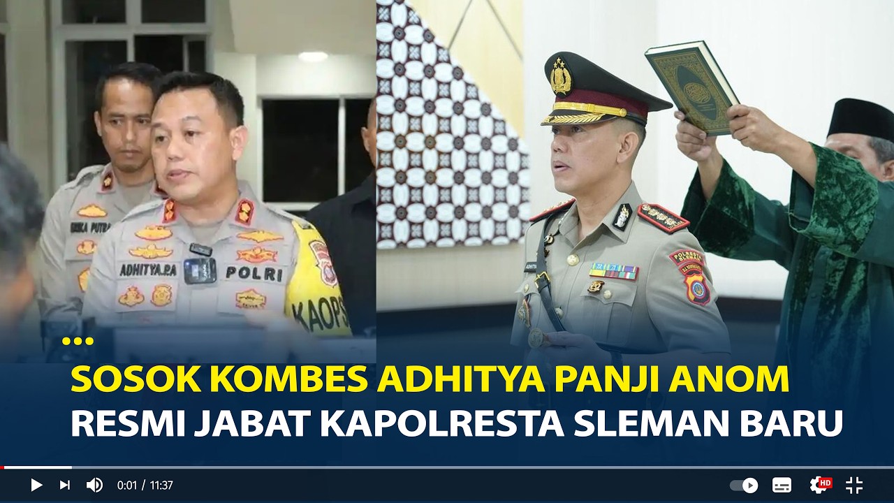 Sosok Kombes Adhitya Panji Anom Resmi Jabat Kapolresta Sleman Baru, Kekayaan Rp 5,2 Miliar