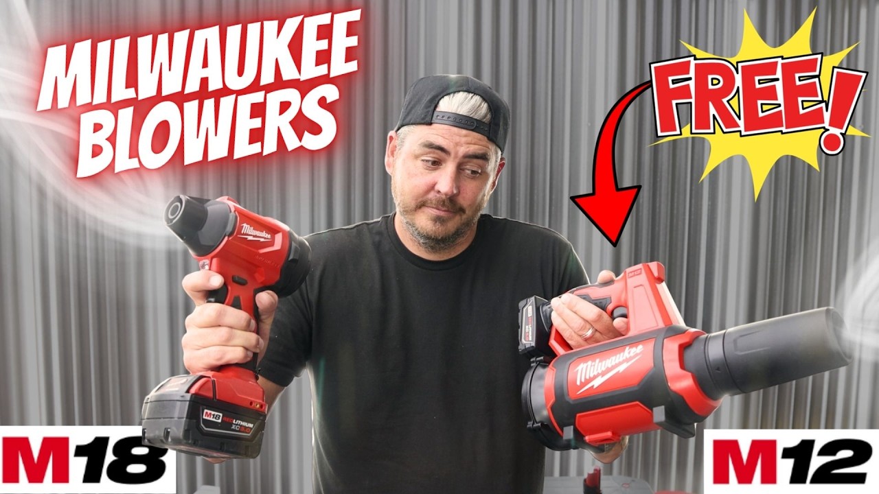 MILWAUKEE CORDLESS LEAF BLOWERS - Lightweight Handheld Blowers