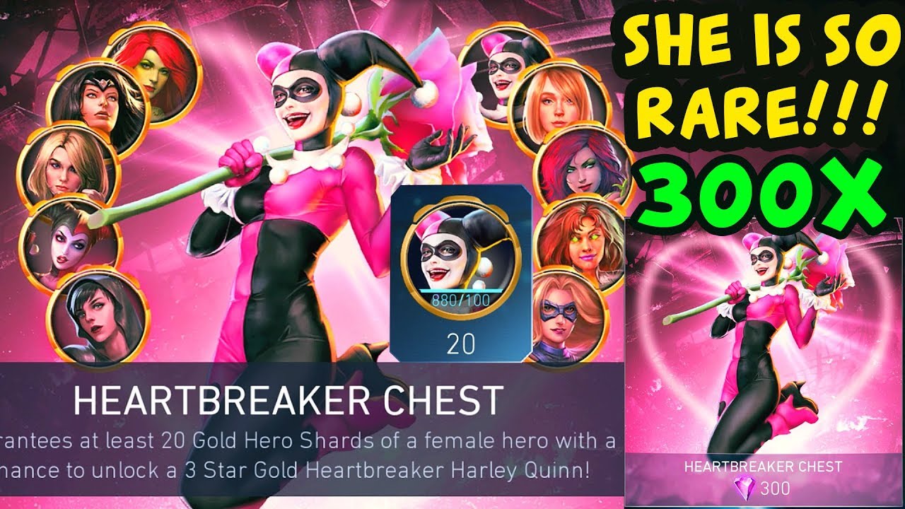 Injustice 2 Mobile. HeartBreaker Chest HUGE OPENING. Is it a Good Chest to Get Hearthbreaker Harley?