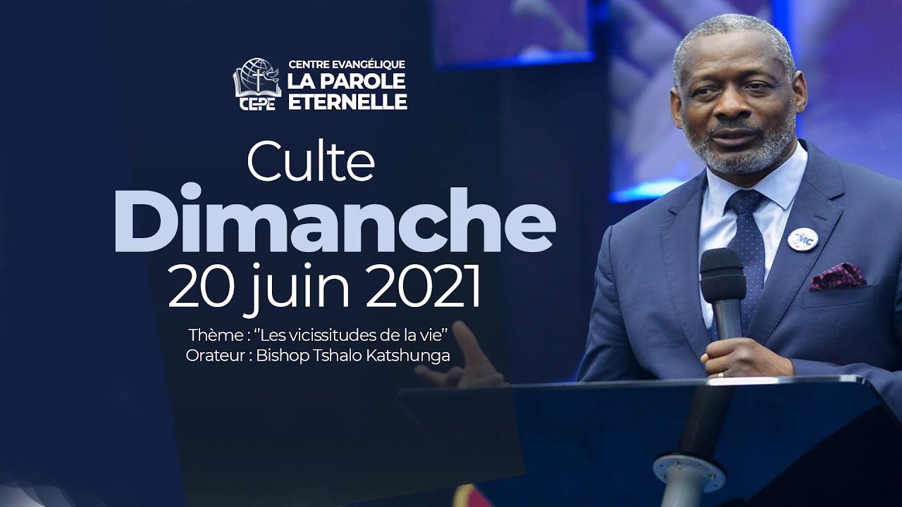 Dim 20 juin 2021  Bishop Tshalo Katshunga Thème : destinées restaurées par la main de compassion.