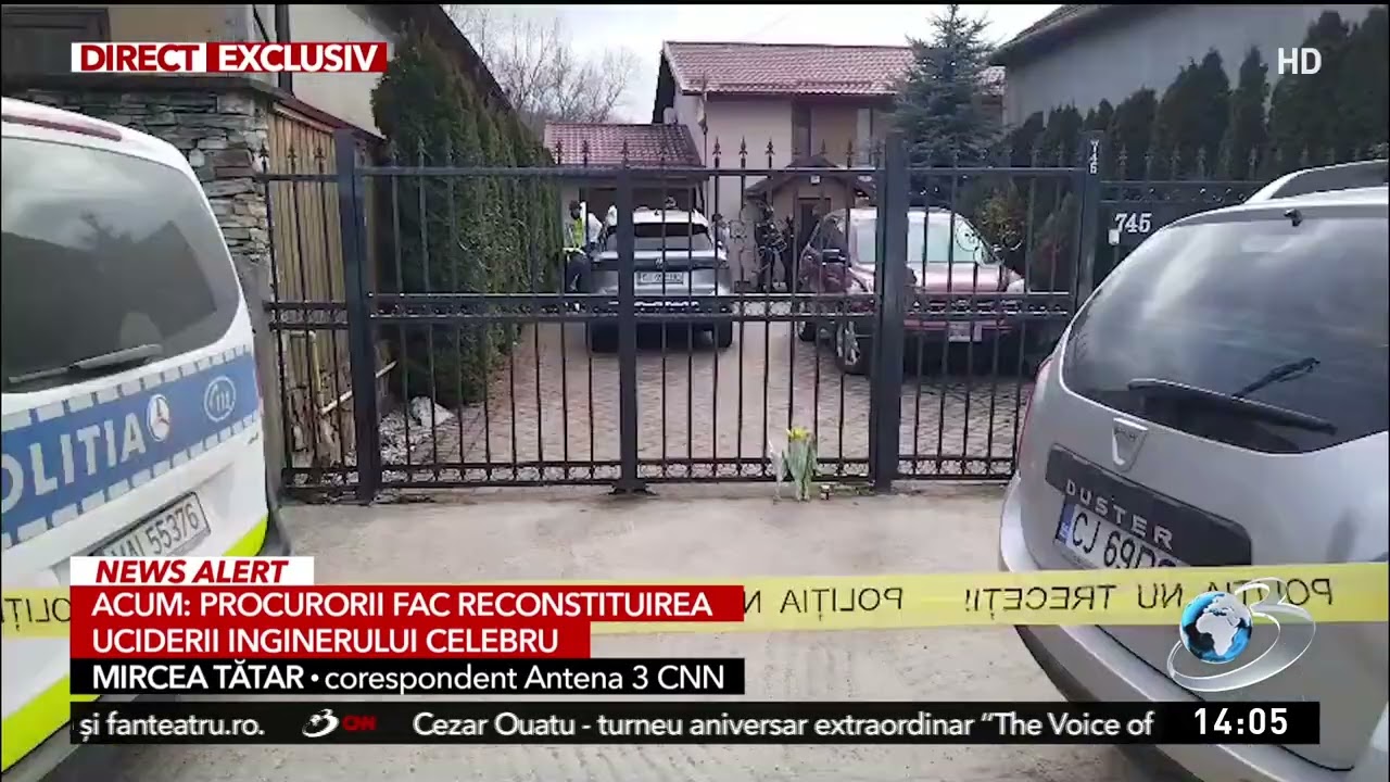 Procurorii fac reconstituirea uciderii inginerului celebru