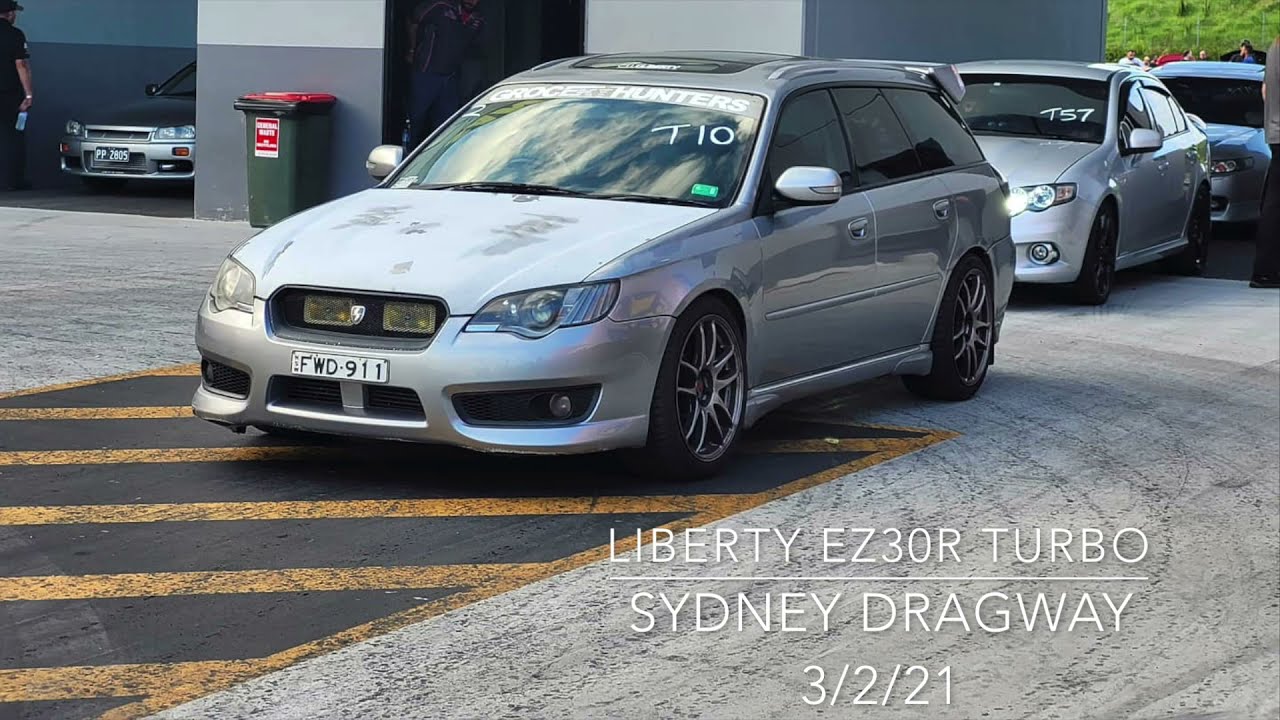 Subaru Liberty EZ30 H6 Turbo - Drag Strip raw clips