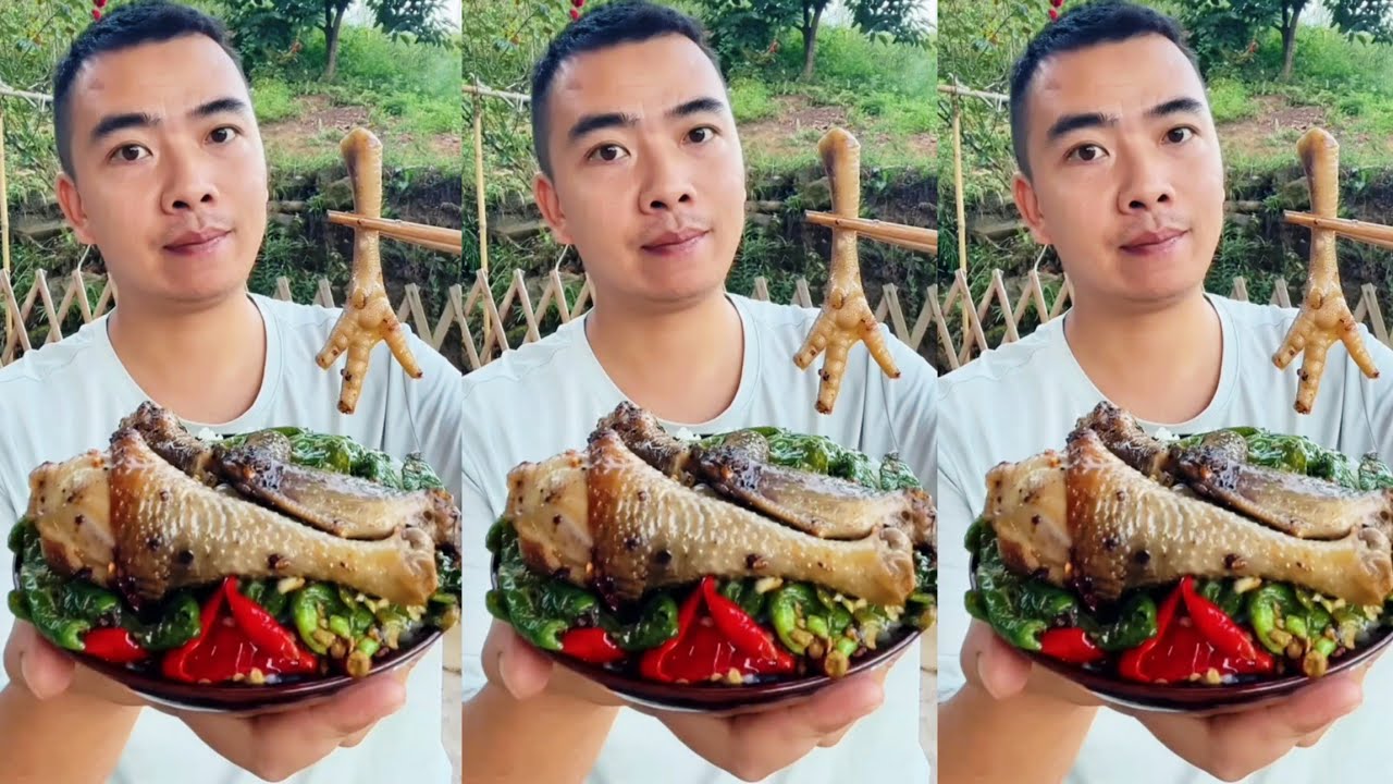 Delicious Homemade Meals 🔥 Eating Spicy Fried Chicken & Pork Belly Noodles Soup | Hot Delicious