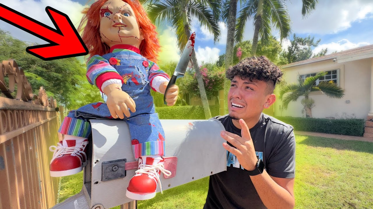 CHUCKY WAS IN MY MAILBOX!!