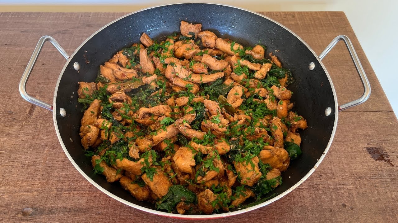 Frango Com Espinafre | Delícias da Eleni