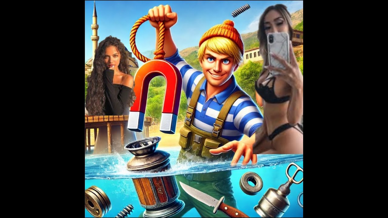 Fransız Turist Peşimi Bırakmadı! Sevgilim Beni Suya Atıyordu!😂Magnetfishing @BondiTreasureHunter