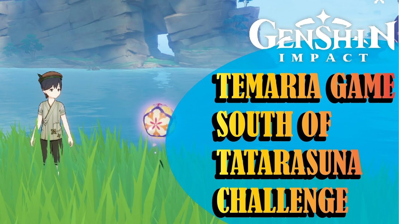 Kid Kujirai&rsquo;s Temaria Game in South of Tatarasuna Genshin Impact
