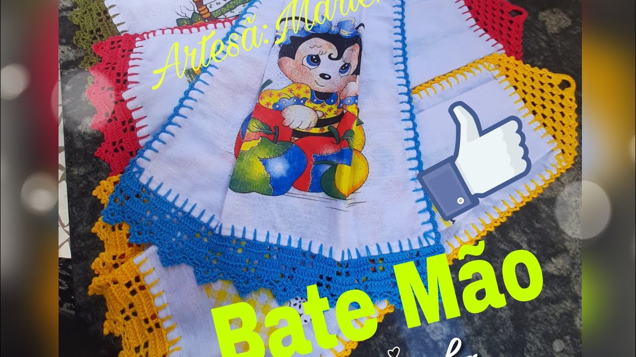 Bate Mão:Barradinho de crochê/parte 1