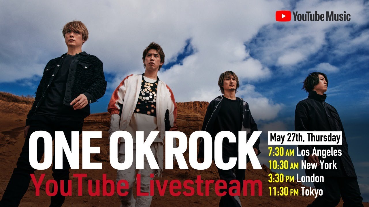 ONE OK ROCK YouTube Livestream