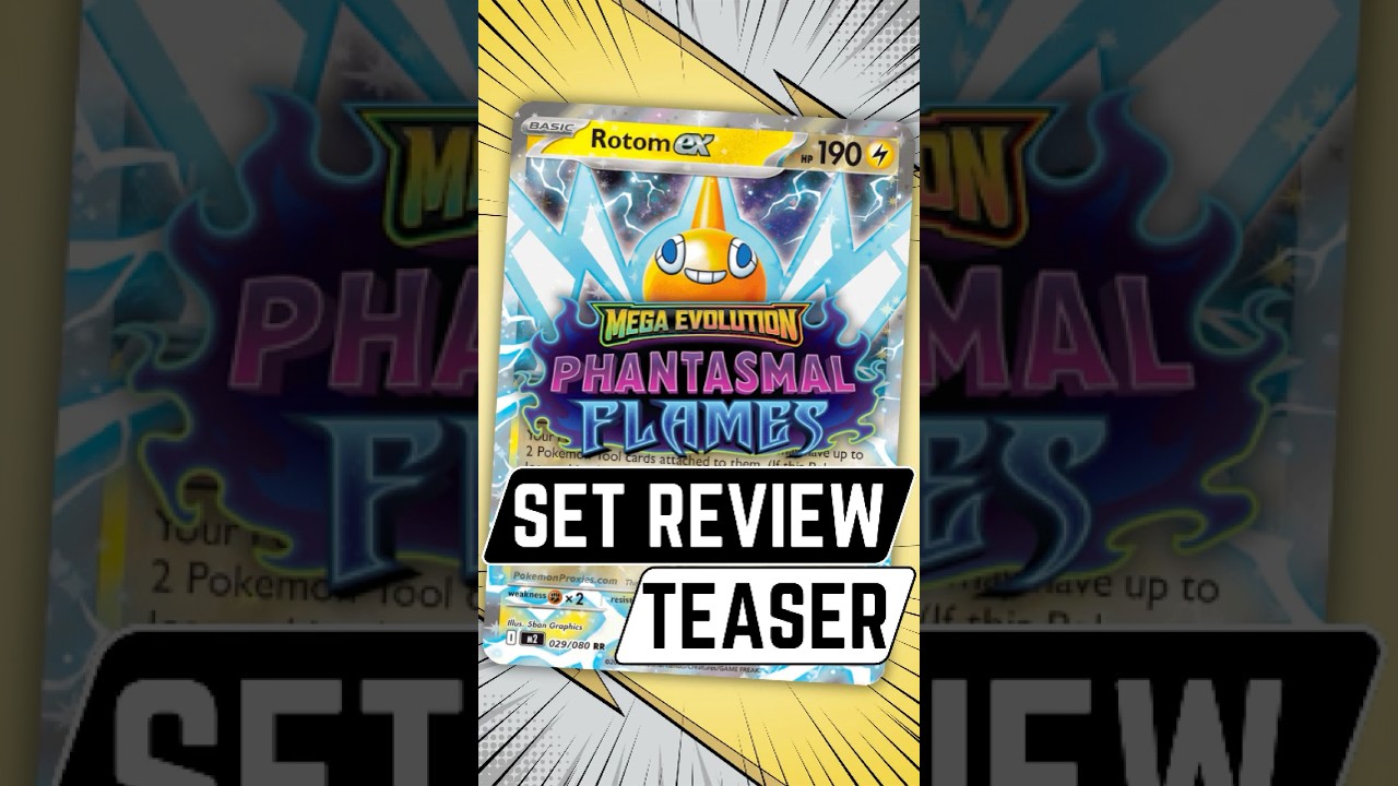 ⚡ This New Rotom ex Will Shock You #phantasmalflames #setreview