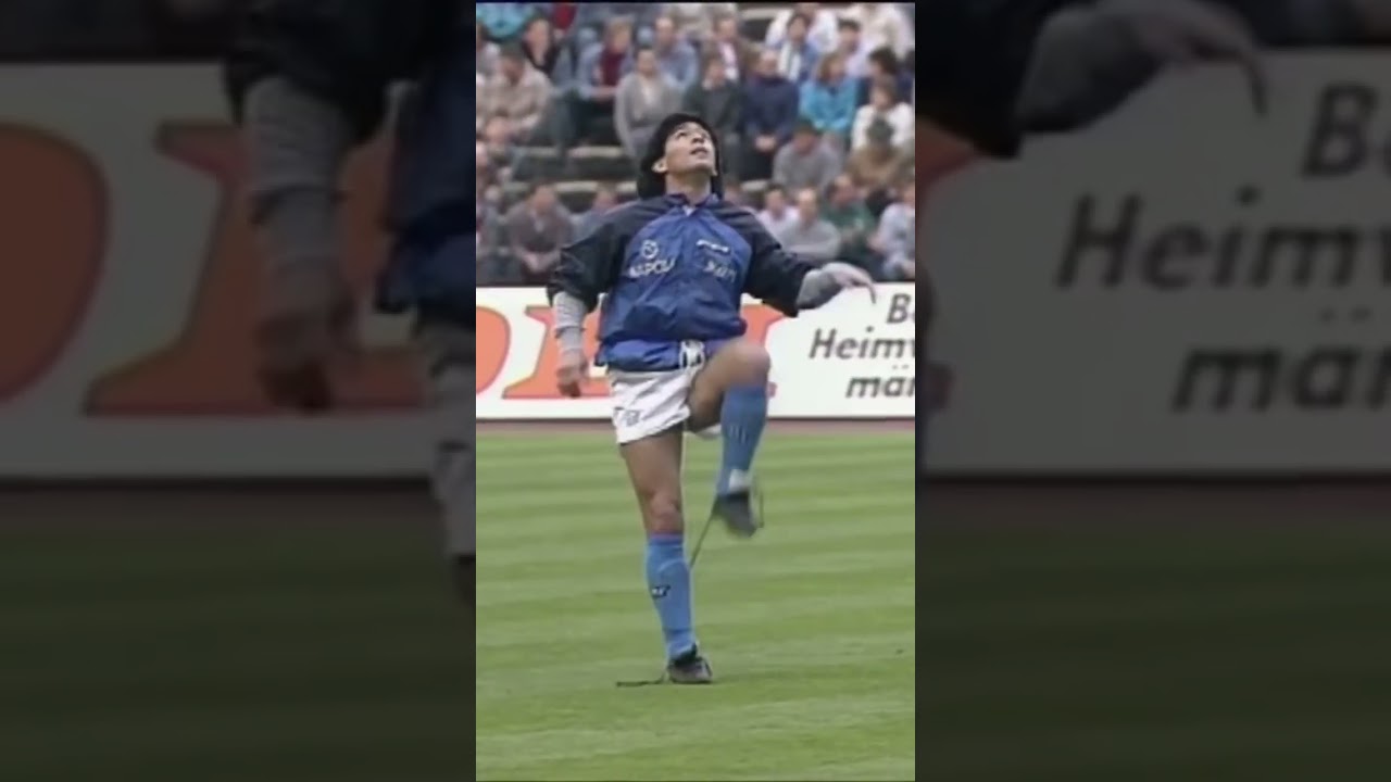 LEGENDARY D10S Warm Up ⚽️ Diego Maradona (19 April 1989) Inspirational Warm Up: Bayern-Monaco