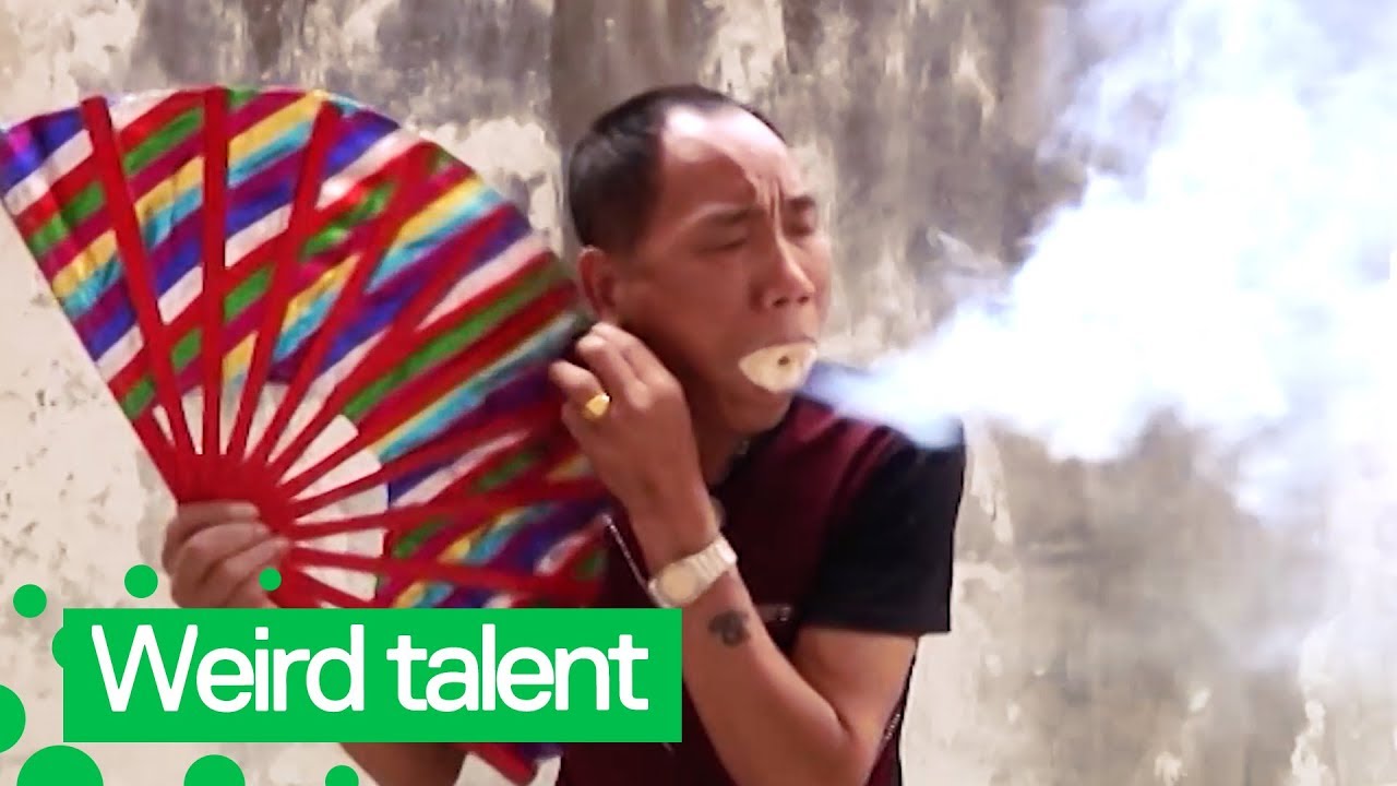 Man Performs Bizarre Human Dragon Impression