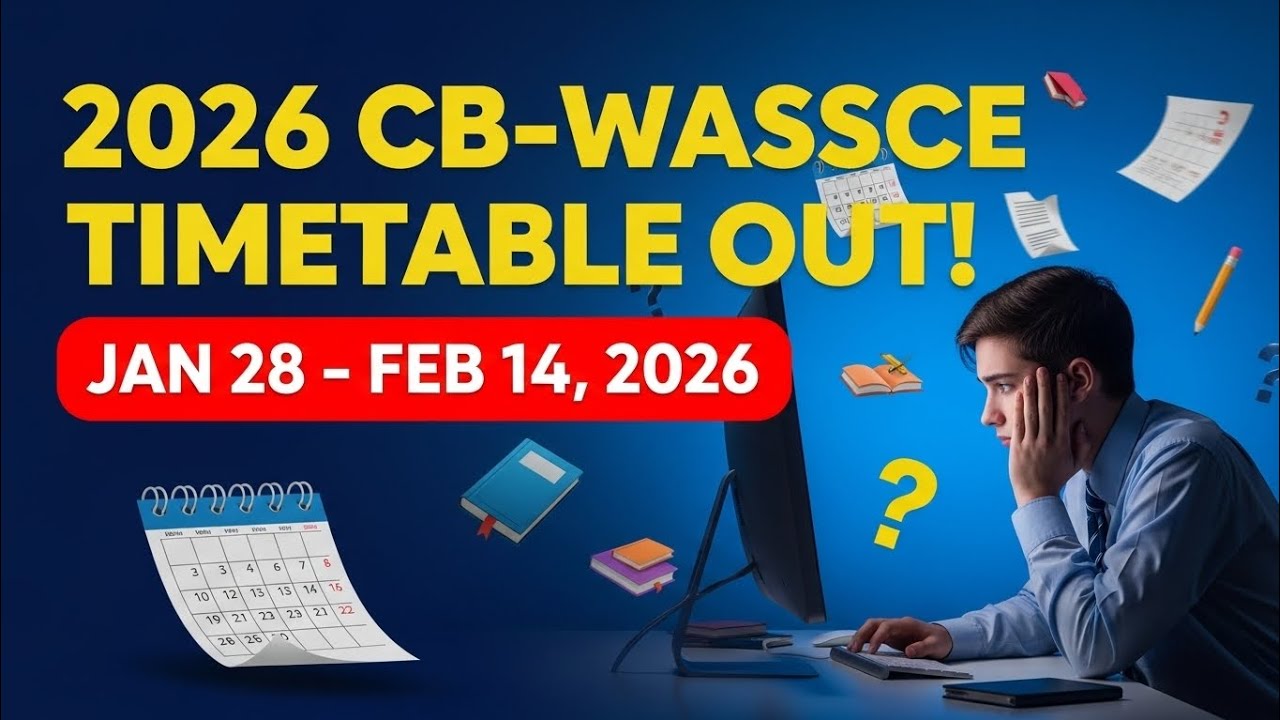 2026 CB-WASSCE TIMETABLE OUT #waec2026 