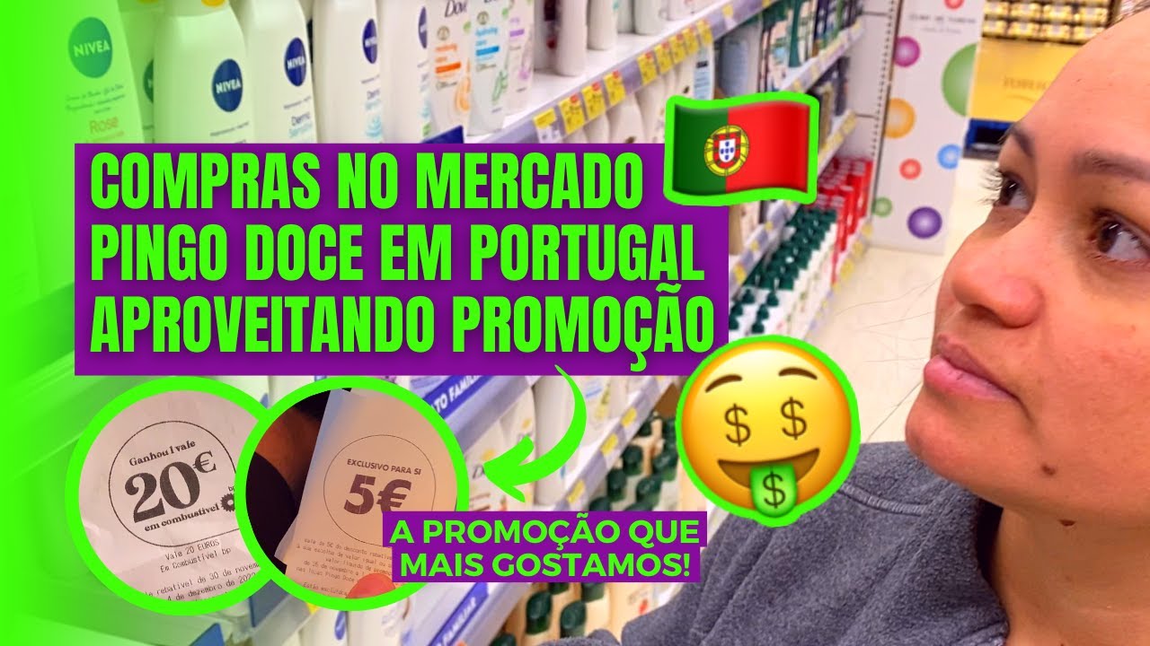 FAZENDO COMPRAS NO SUPERMERCADO PINGO DOCE TELHEIRAS LISBOA, PORTUGAL