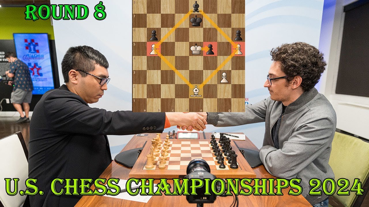 Wesley So vs Fabiano Caruana || U.S. Chess Championships 2024 - R8