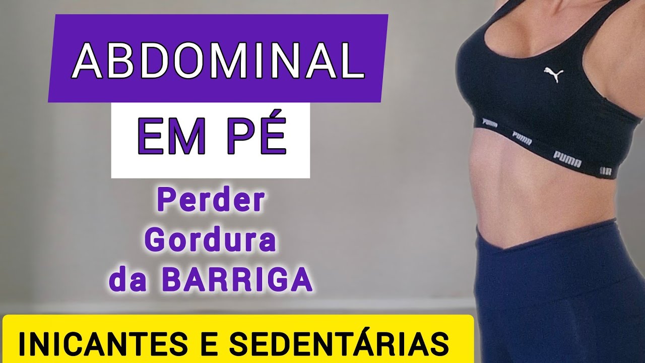 SECA BARRIGA SEM IMPACTO | Abdominal Em Pé | 20 MIN|  Leila Franz