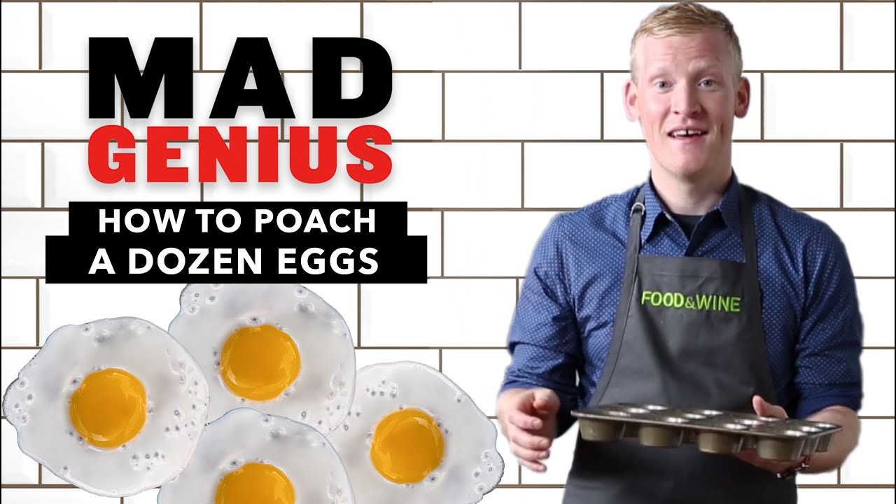 How to Poach a Dozen Eggs | Mad Genius Tips | Food & Wine