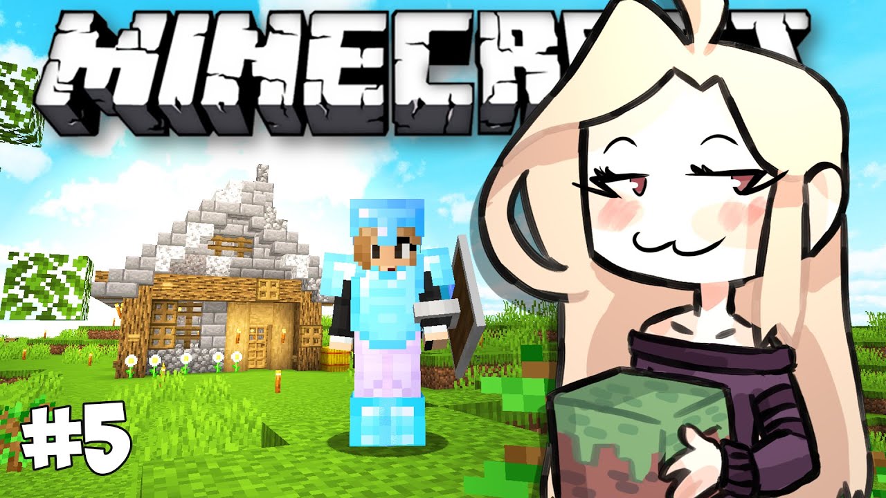 Débuter en SURVIE MINECRAFT: Faire sa première MAISON !! EP 5 ( Tutoriel MC )