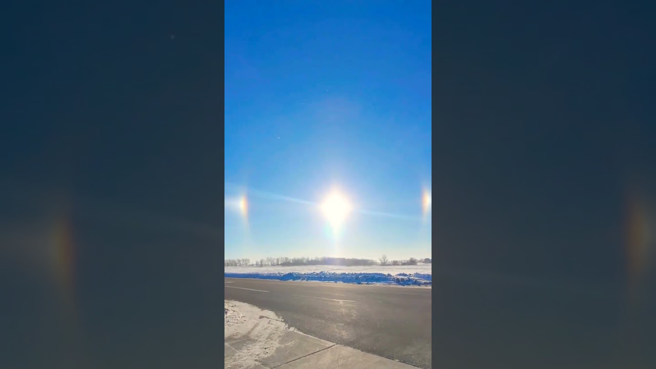 Sun Dog  #winter #sundog  #views
