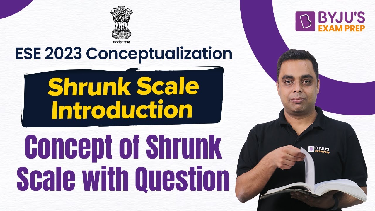 Shrunk Scale Questions in Survey | UPSC ESE 2023 Civil Engineering (CE) Exam | BYJU'S GATE Hindi