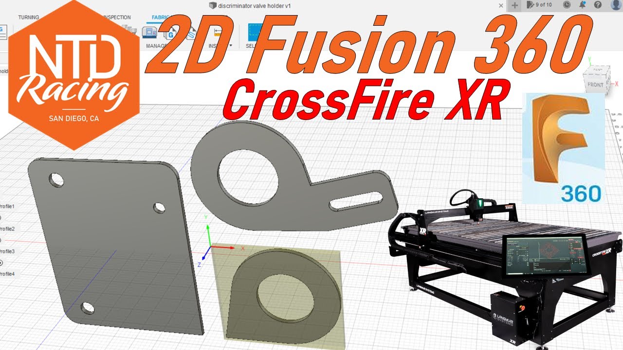 2D Fusion 360 to the CrossFire XR - Building a Discriminator Valve Mount for our Race Truck