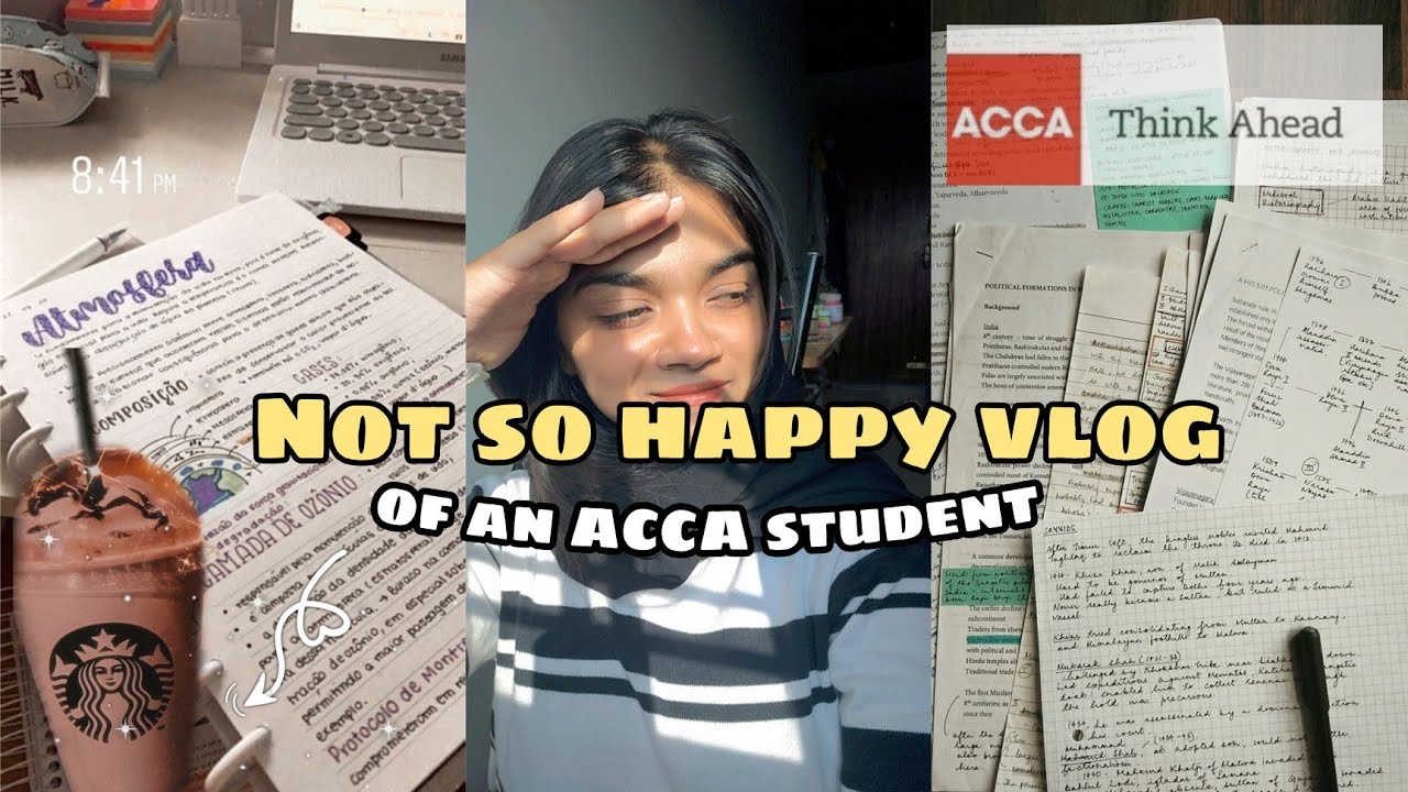 DAY IN LIFE OF AN ACCA STUDENT | STUDY VLOG | BALANCING LIFE | NEHLA 🍃