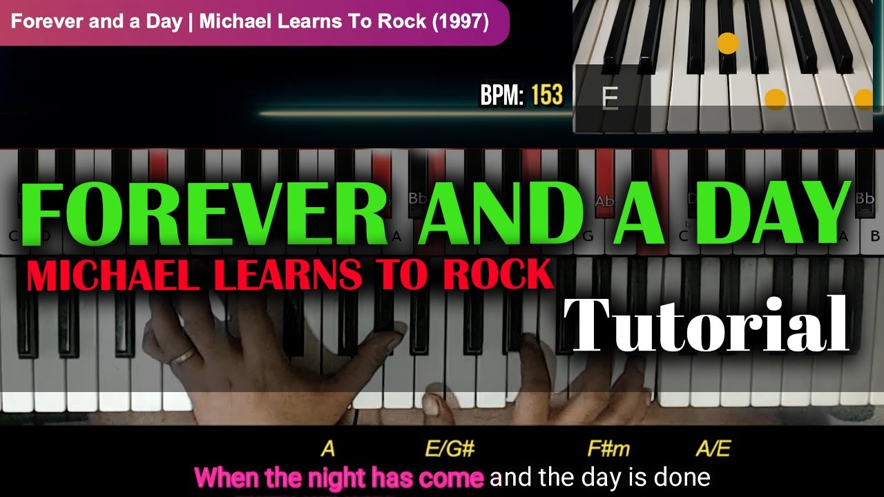 Forever and a Day | Michael Learns To Rock (MLTR) | How to Play Piano/Keyboards with Lyrics & Chords