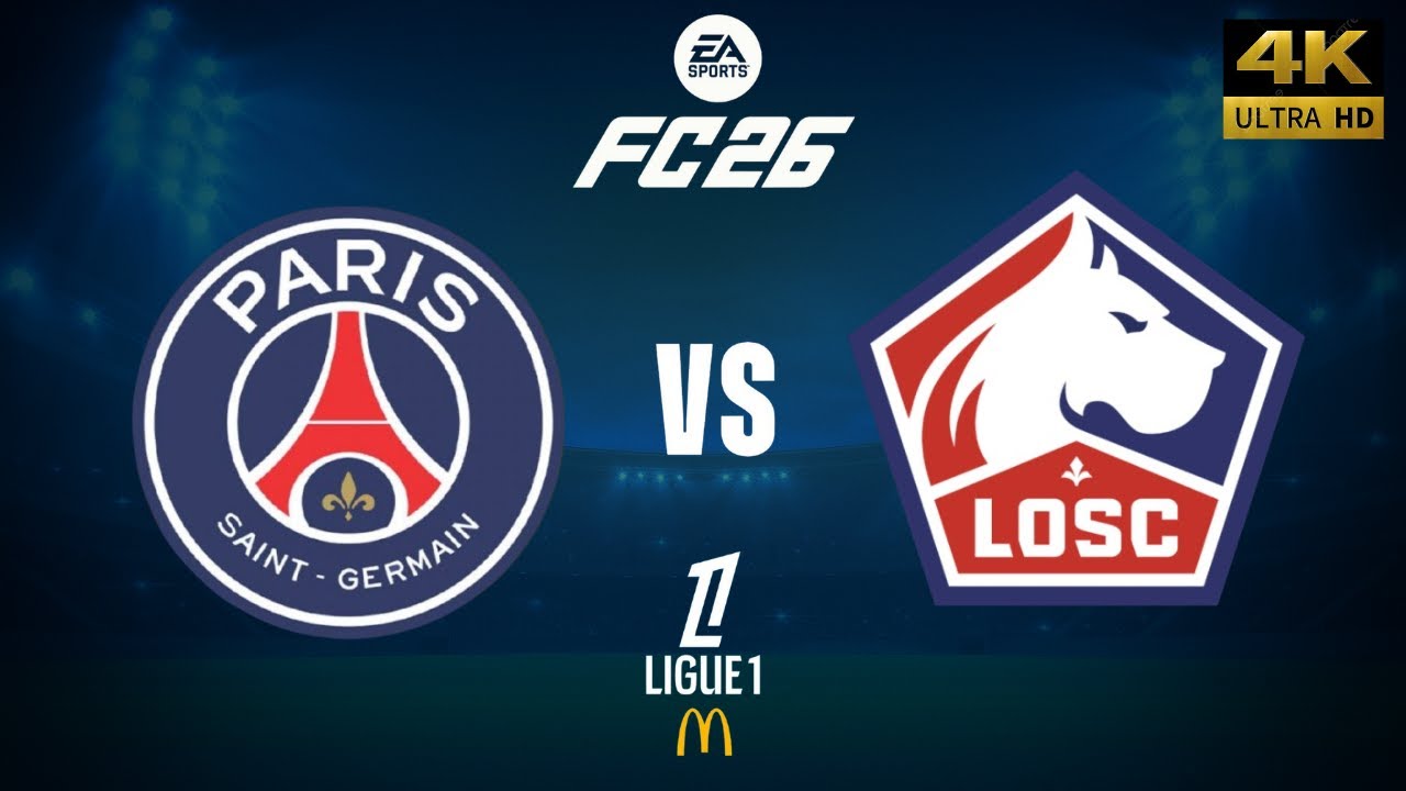 FC 26 - PSG vs Lille - Ligue 1 25/26 Full Match - PC [4K60]
