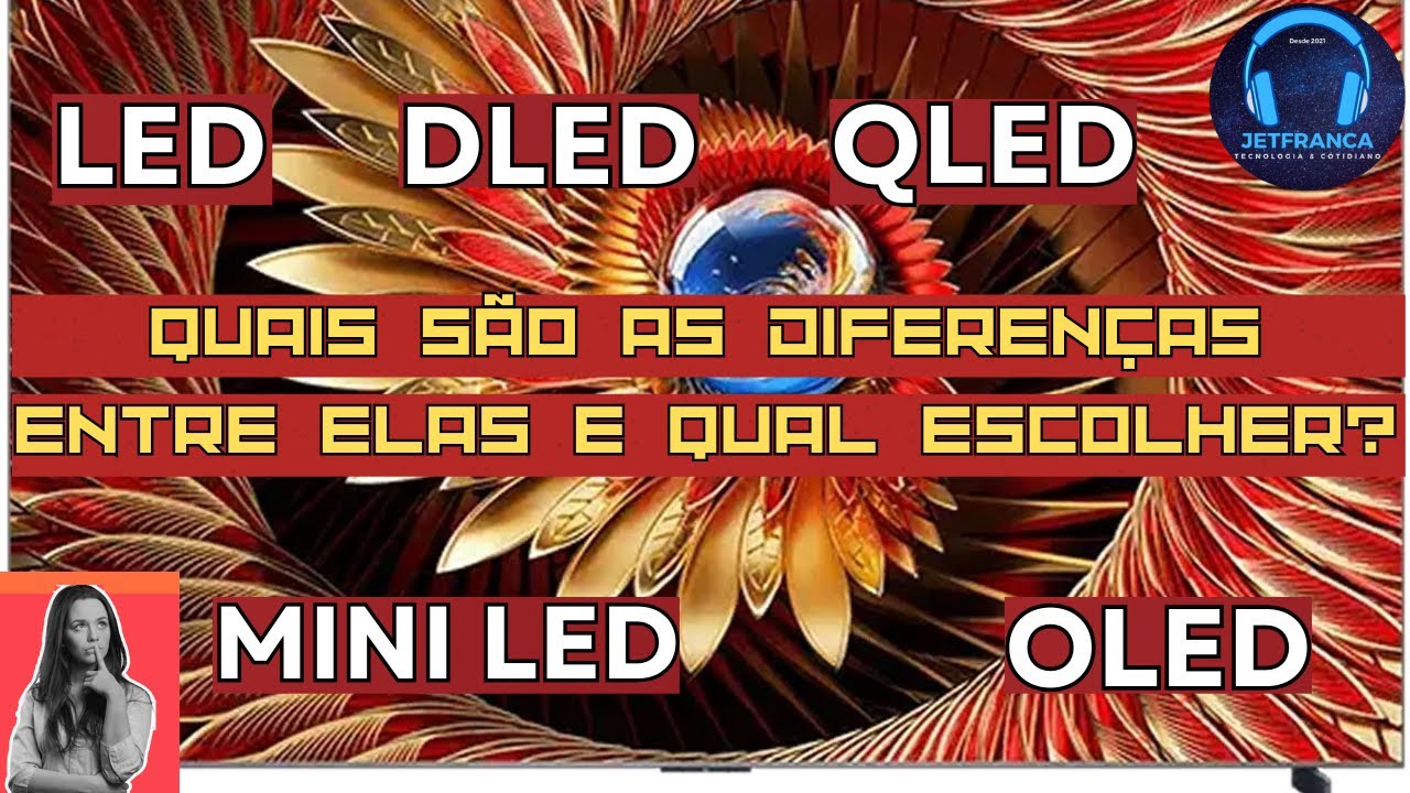 LED, DLED, QLED, OLED & MINI LED: QUAIS AS DIFEREN&Ccedil;AS ENTRE ELAS E QUAL ESCOLHER.